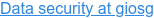Data security at giosg